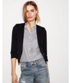 Express Womens Ruched Sleeve Cutaway Blazer