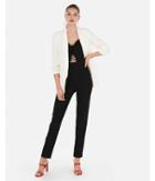 Express Womens Lace-up Front Jumpsuit