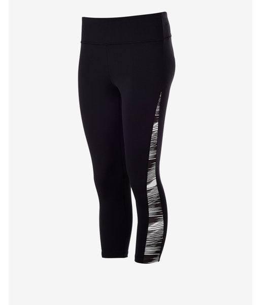 Express Womens Exp Core Pieced Crop Compression