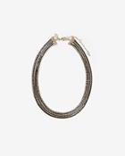 Express Womens Twisted Color Multi-metal Chain Necklace