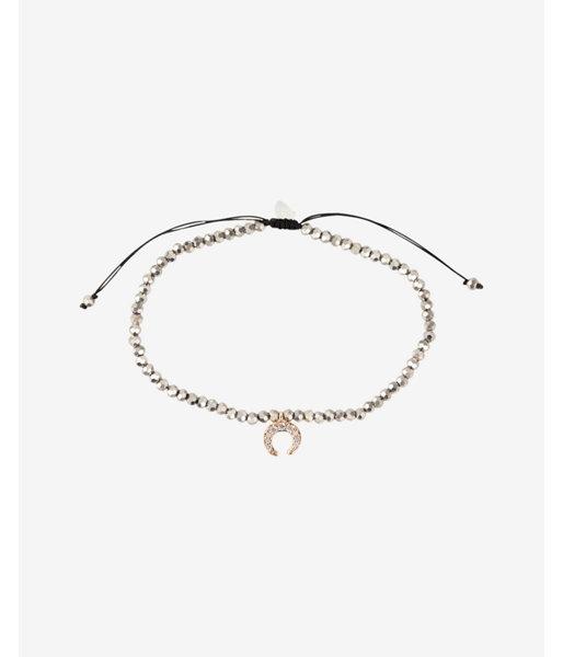 Express Pave Crescent Pull-through Bracelet