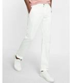 Express Mens Slim Fit Linen-blend Chino Pant