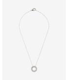 Express Womens Pave Donut Pendant Necklace