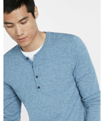 Express Merino Wool Blend Henley