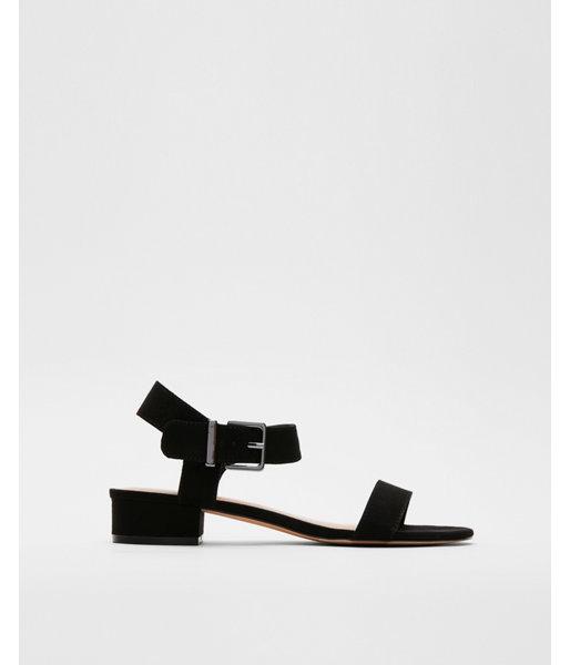 Express Womens Buckle Strap Mirco Heel