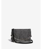 Express Womens Fabric Flap Chain Bag
