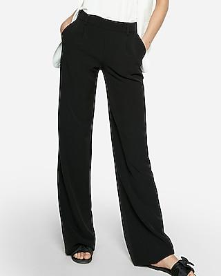 Express Womens Twill Wide Leg Palazzo