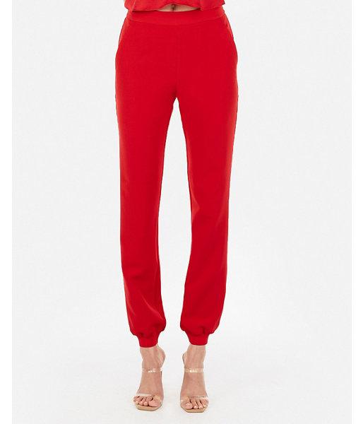 Express Womens High Waisted Jogger Dress Pants