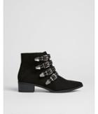 Express Womens Studded Buckle Bootie