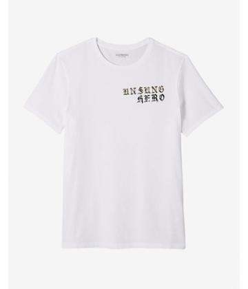 Express Unsung Hero Crew Neck Graphic Tee