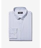 Express Mens Slim Striped Performance Button-down Dress