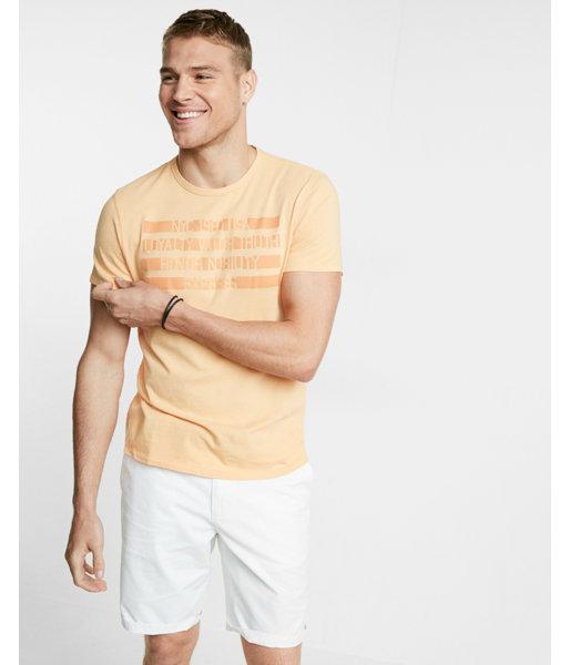 Express Mens Loyalty Valor Truth Line Graphic Tee