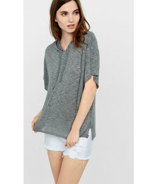 Express Women's Sweatshirts Slub Express One Eleven Boxy Shirt