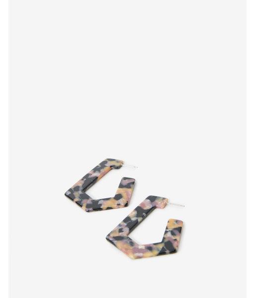 Express Womens Geometric Resin Earrings