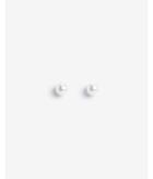 Express Womens Pearl Post Back Earrings