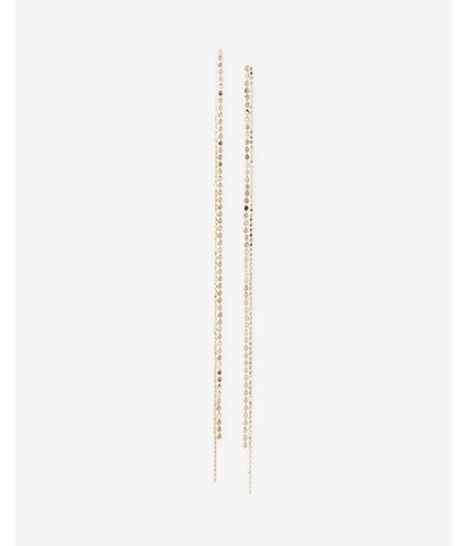 Express Double Disc Chain Drop Earrings