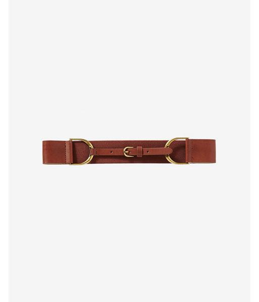 Express Womens Tapered Stretch Buckle Belt