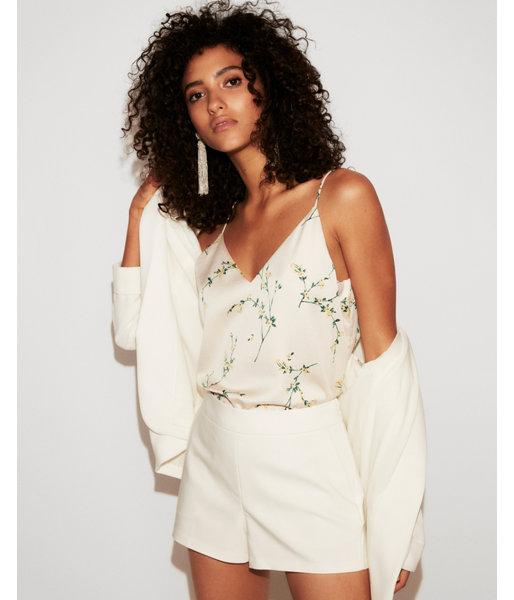 Express Womens Spring Floral Downtown Cami