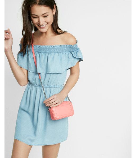 Express Womens Off The Shoulder Denim