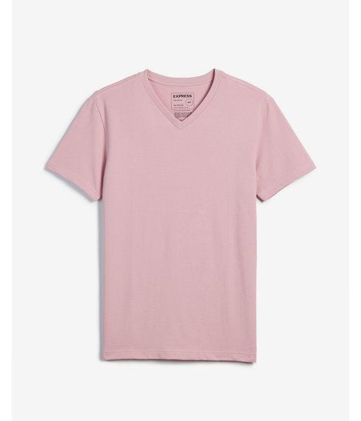 Express Mens Slim Stretch V-neck T-shirt