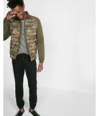 Express Mens Camouflage Insulated Neoprene Coat