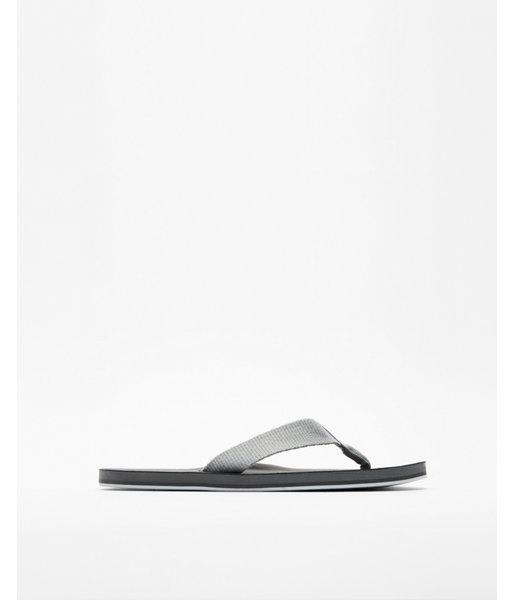 Express Mens Canvas Flip Flop