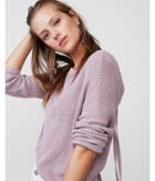 Express Womens Open Back Pullover