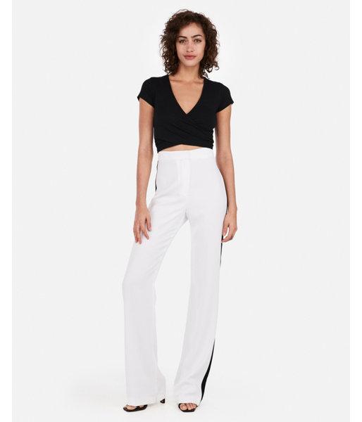 Express Womens Express One Eleven Surplice Crop Top