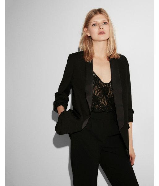Express Womens Shawl Collar Tuxedo Blazer