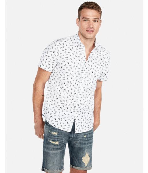 Express Mens Classic Cookout Print Short