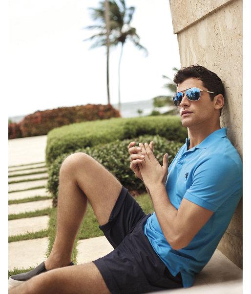 Express Mens Modern Fit Small Lion Pique Polo