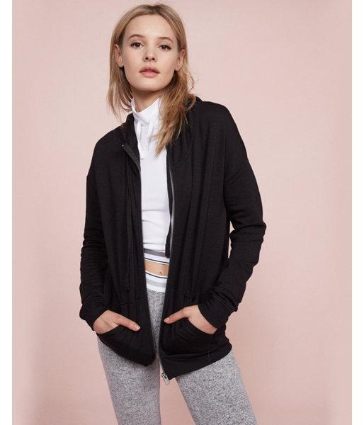 Express One Eleven Funnel Neck Zip Hoodie