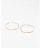 Express Womens Thick Polished Hoop Earrings