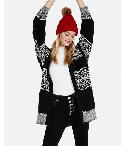 Express Womens Geo Cover-up
