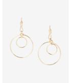 Express Status Knot Double Hoop Earrings
