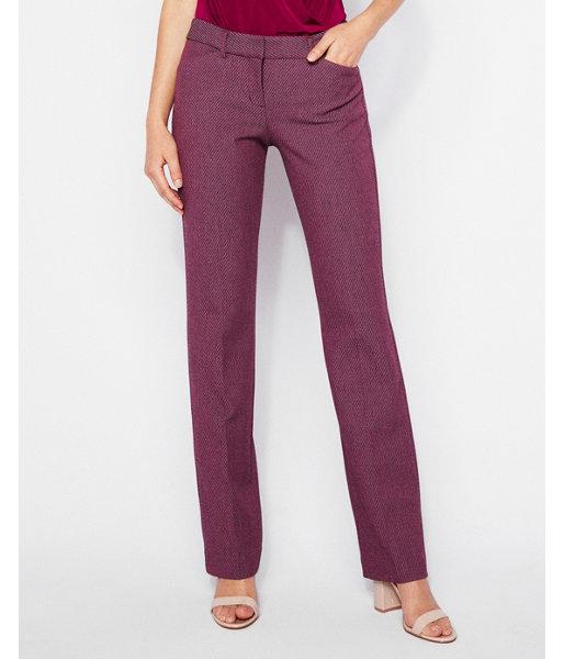 Express Womens Low Rise Twill Barely Boot Editor Pant