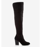 Express Womens Faux Suede Thigh High Boot