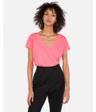 Express Womens Express One Eleven Neon Slub V-neck Easy Tee