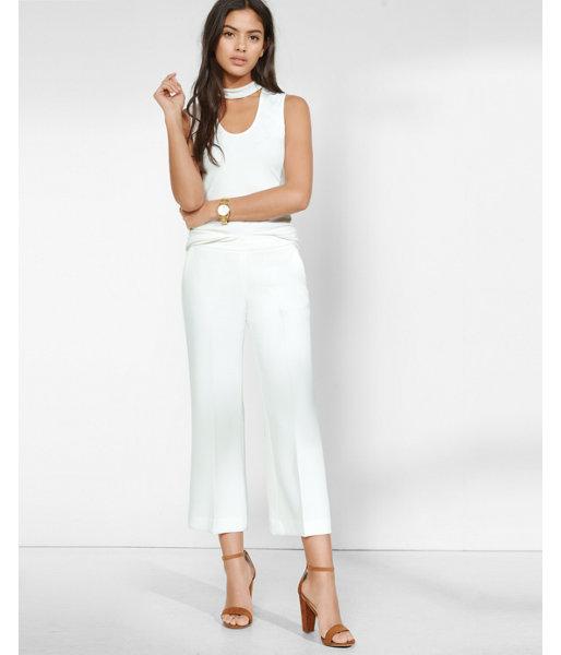 Express Womens Cut-out Choker Tank