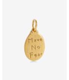 Express Womens Sequin Matte Gold Have No Fear Charm