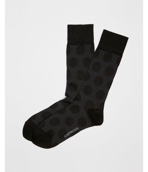 Express Mens Shadow Polka Dot Dress