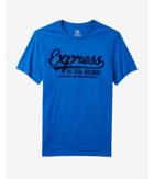 Express Mens Blue Express 111 5th Avenue Graphic Tee
