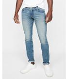 Express Mens Super Skinny Medium Wash Stretch + Jeans