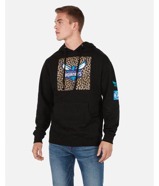 Express Mens Charlotte Hornets Nba Fleece Hoodie