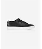 Express Mens Black Low Top Lace-up