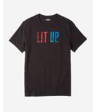 Express Fourth Of July Lit Up Crew Neck Graphic Tee