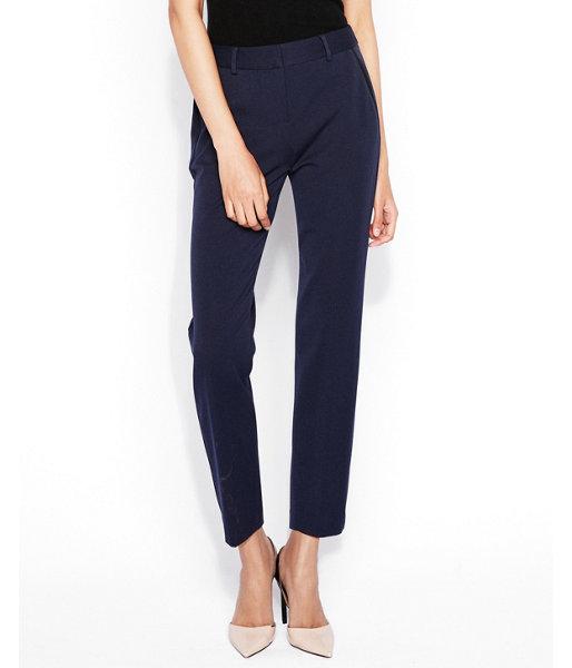 Express Womens Mid Rise Piped Ankle Columnist Pant