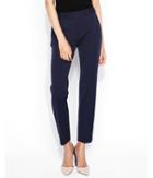 Express Womens Mid Rise Piped Ankle Columnist Pant