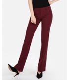 Express Womens Low Rise Check Columnist Barely Boot Pant