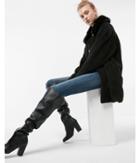 Express Womens Heeled Over The Knee Boots